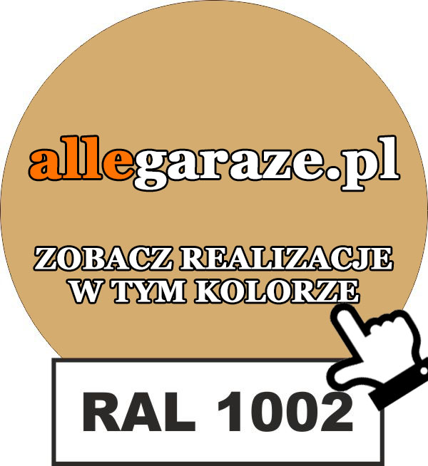 RAL1002 - piaskowy, odcień żółtego