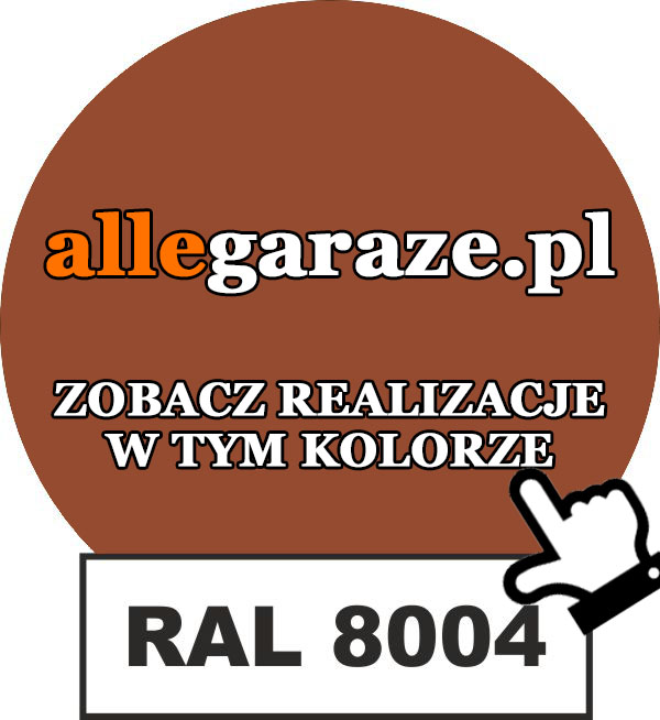 RAL8004 - jasny brąz (rudy)