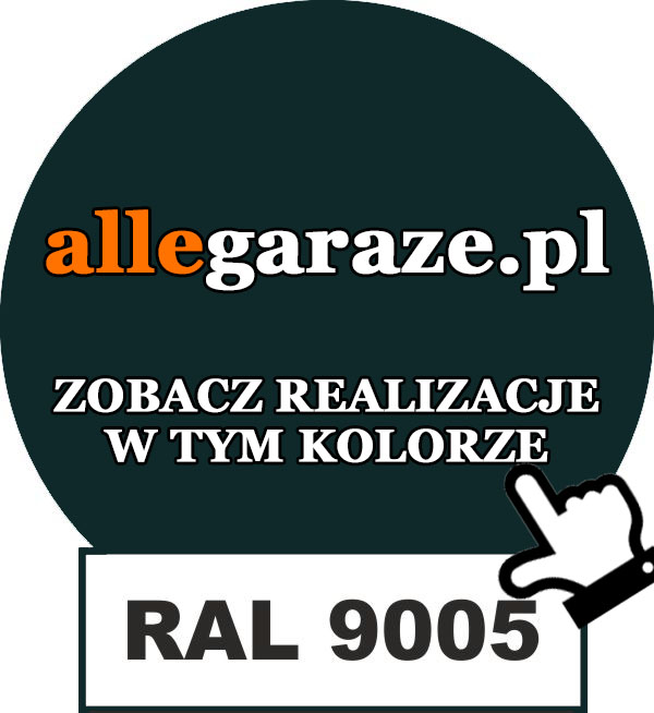 RAL9005 - czarny